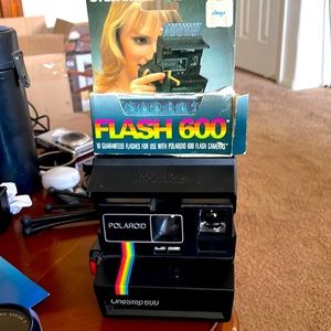 Vintage Polaroid camera